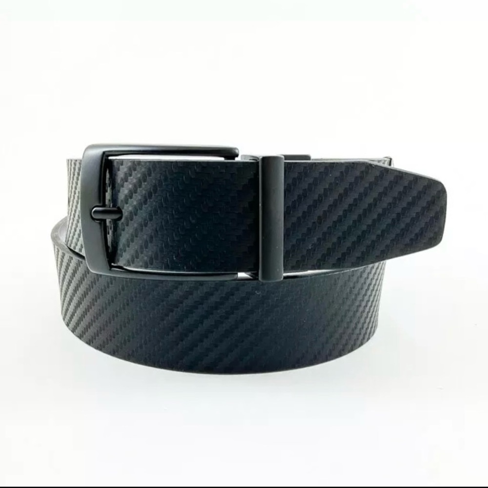 Nike Carbon Fiber Textured Reversible Belt